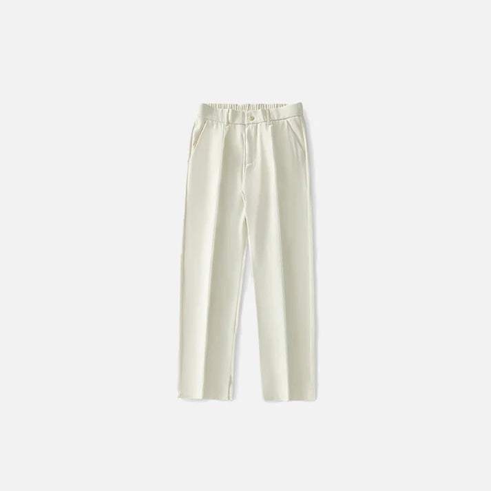 STRAIGHT WHITE TROUSERS