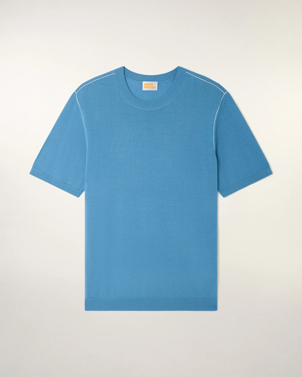BLUE ROUND NECK TEES