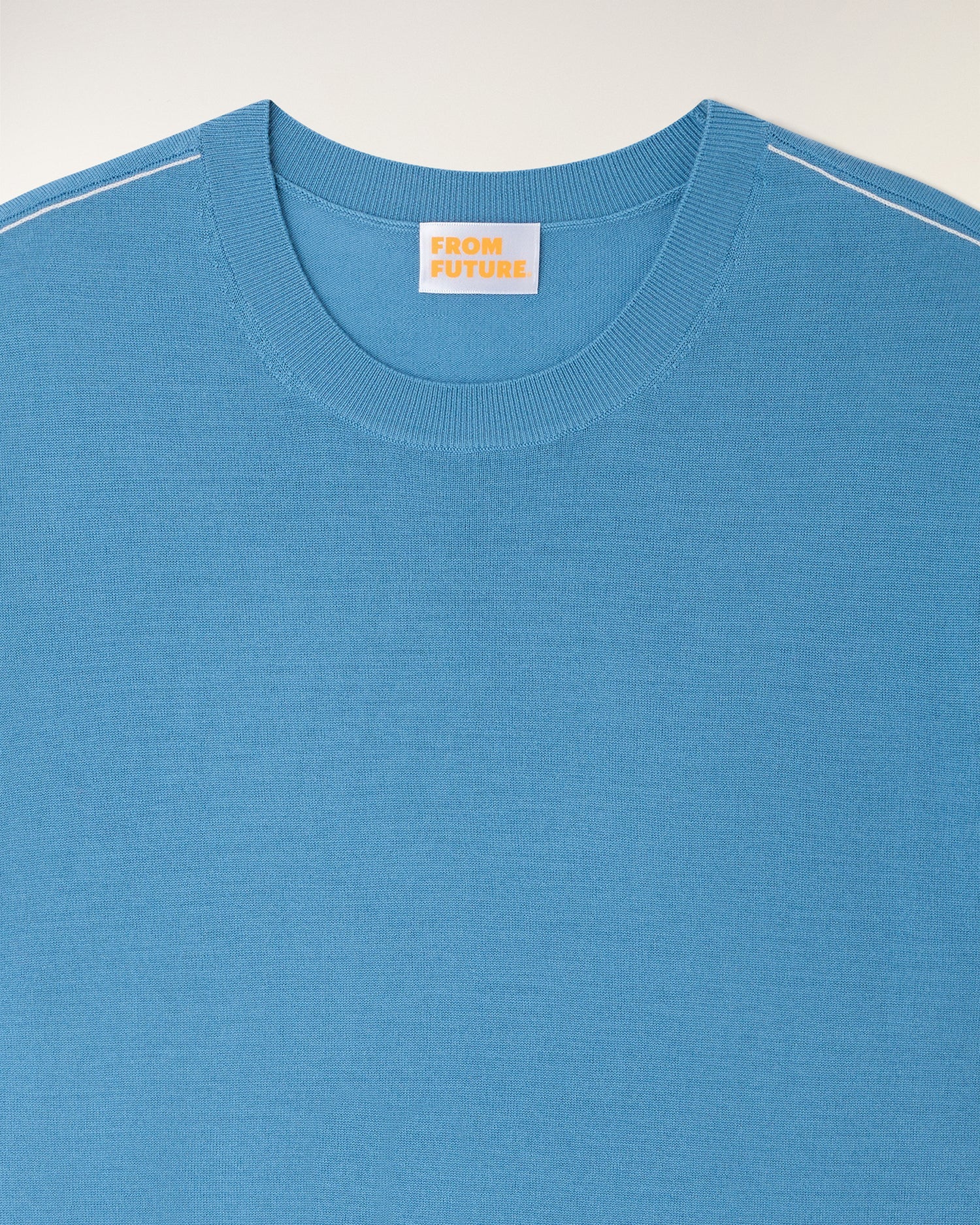 BLUE ROUND NECK TEES