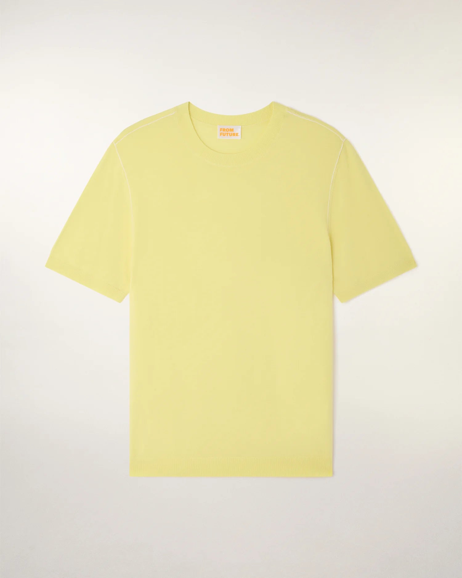 YELLOW ROUND NECK TEES