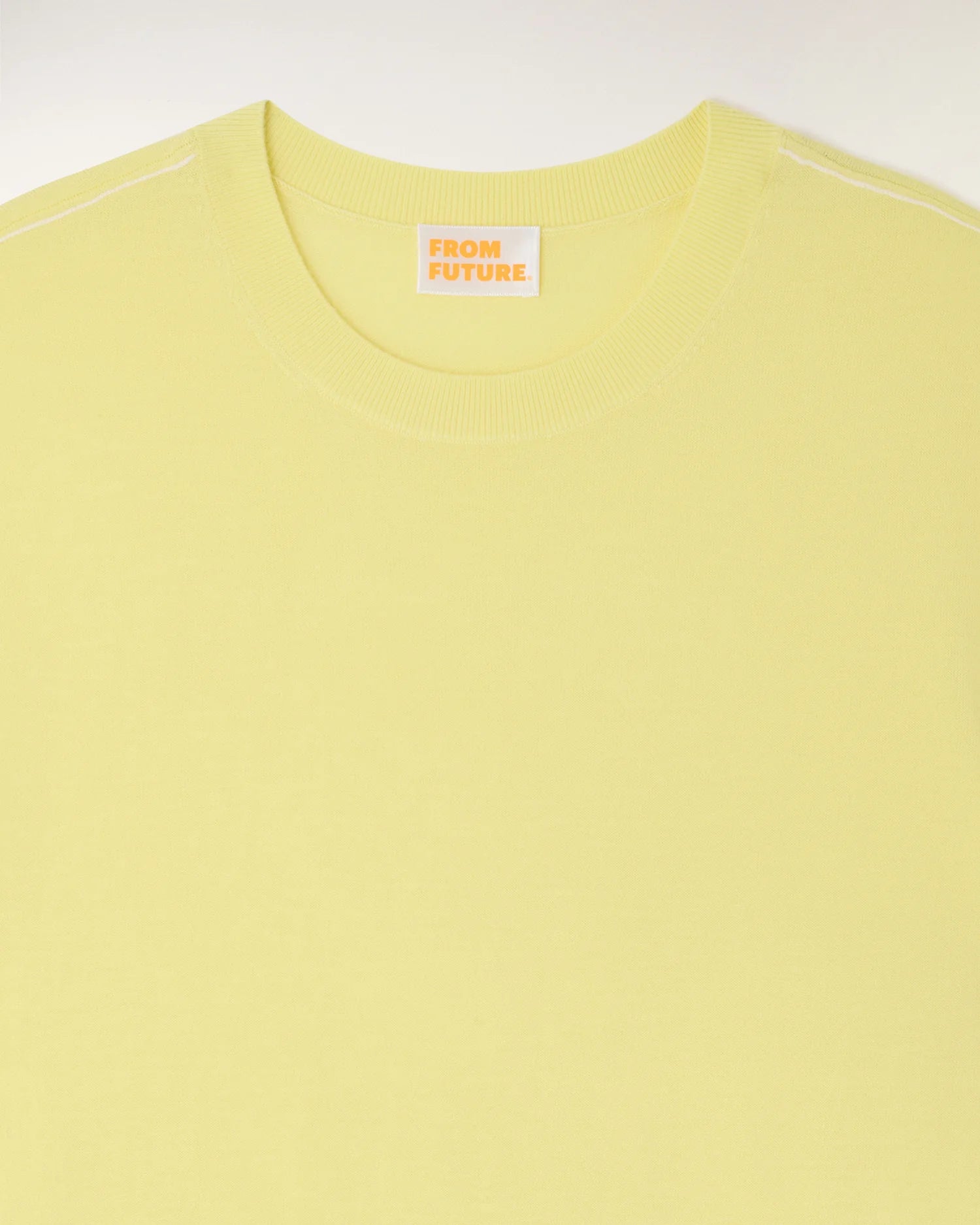 YELLOW ROUND NECK TEES