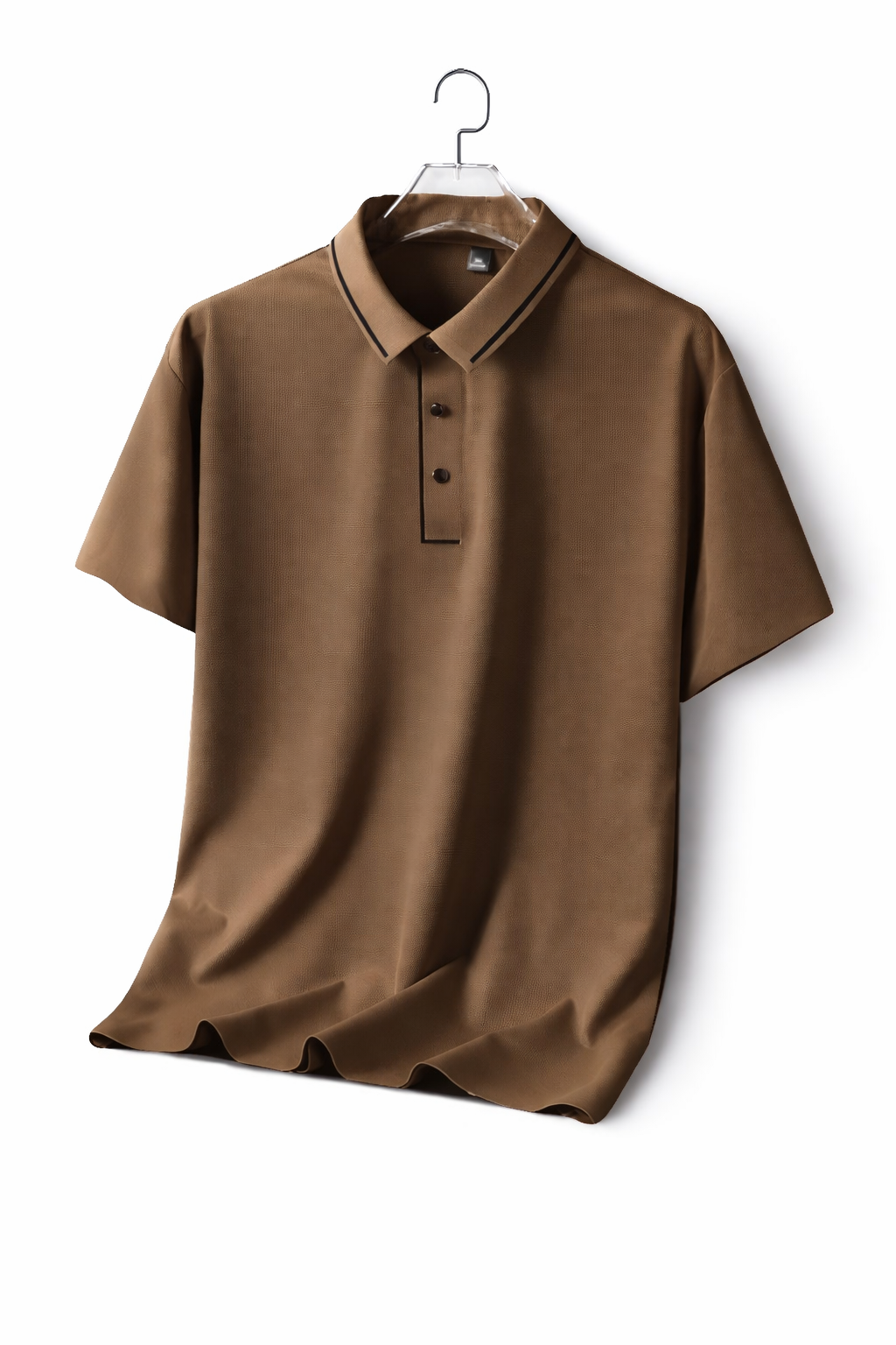 MEN's POLO TEES BROWN