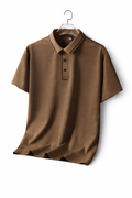 MEN's POLO TEES BROWN