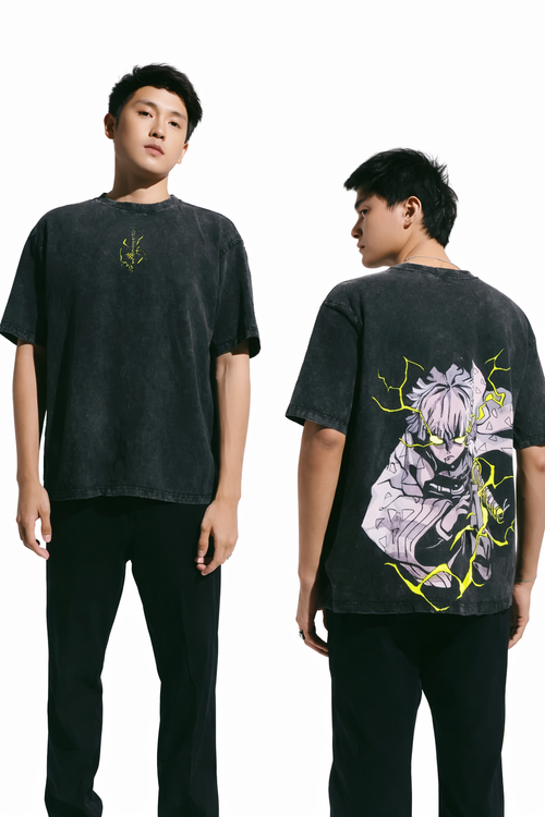 ACID WASH DROP SHOULDER ANIME EDITION