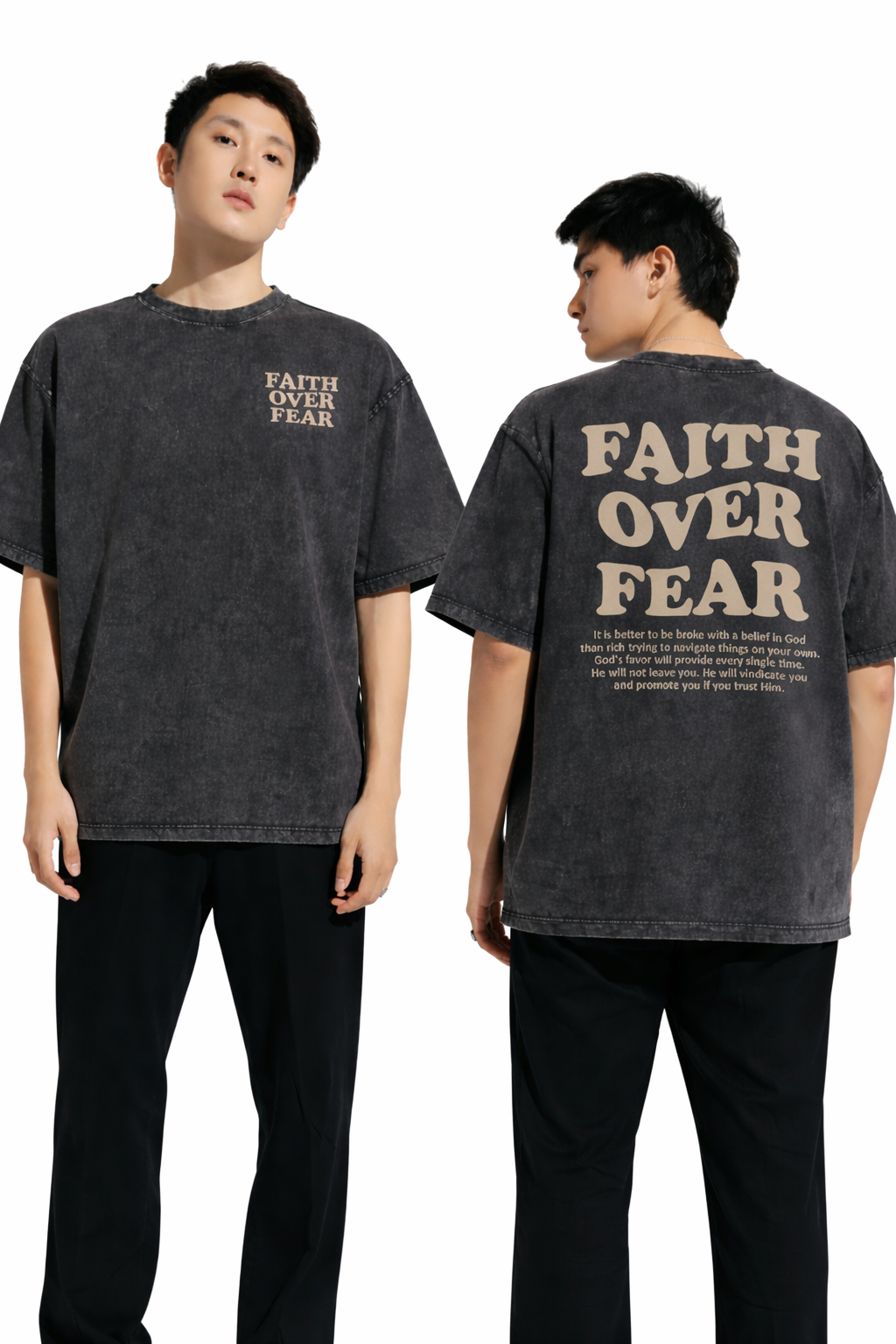 DROP SHOULDER FAITH & FEAR