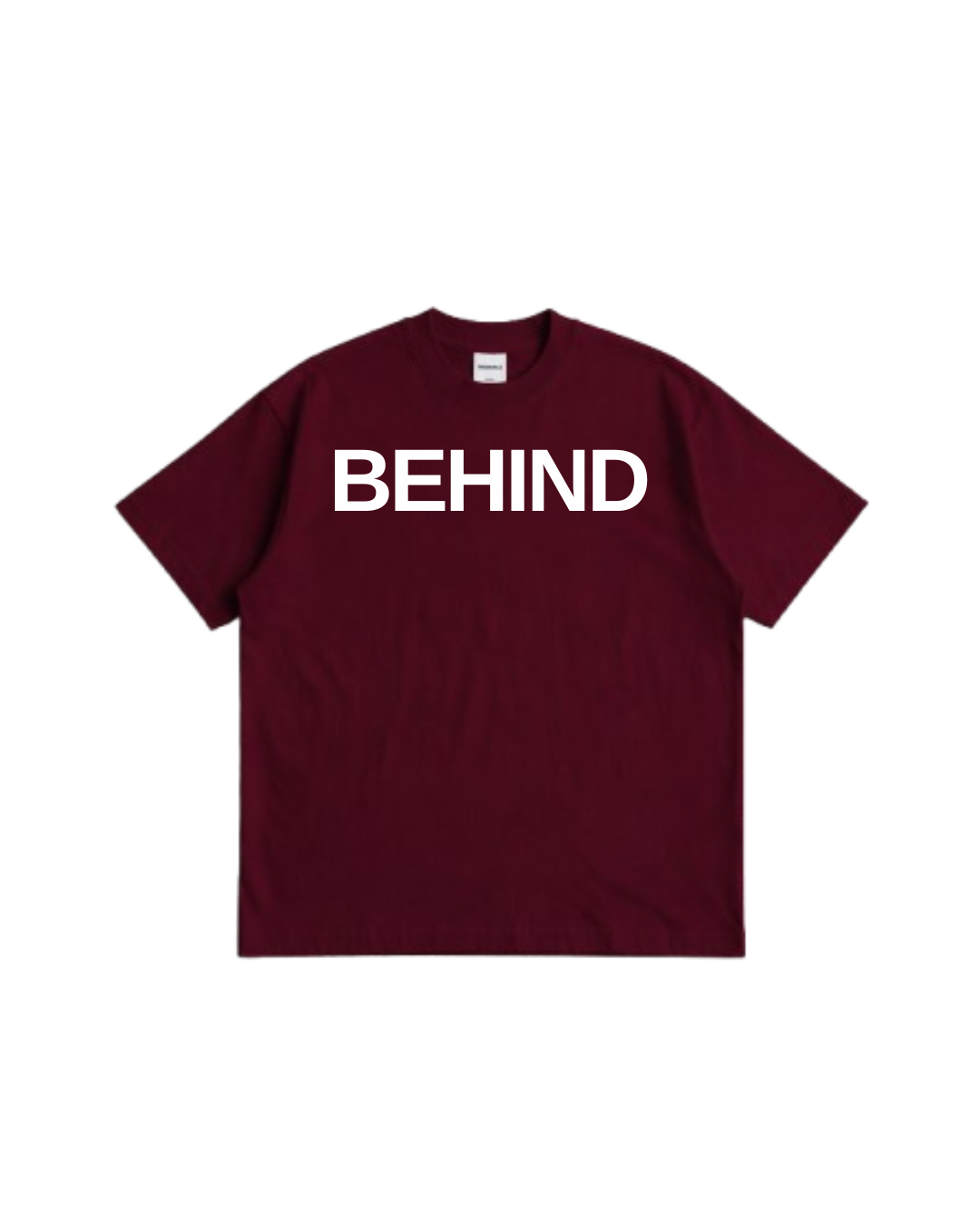 DROP SHOULDER TEE BEHIND
