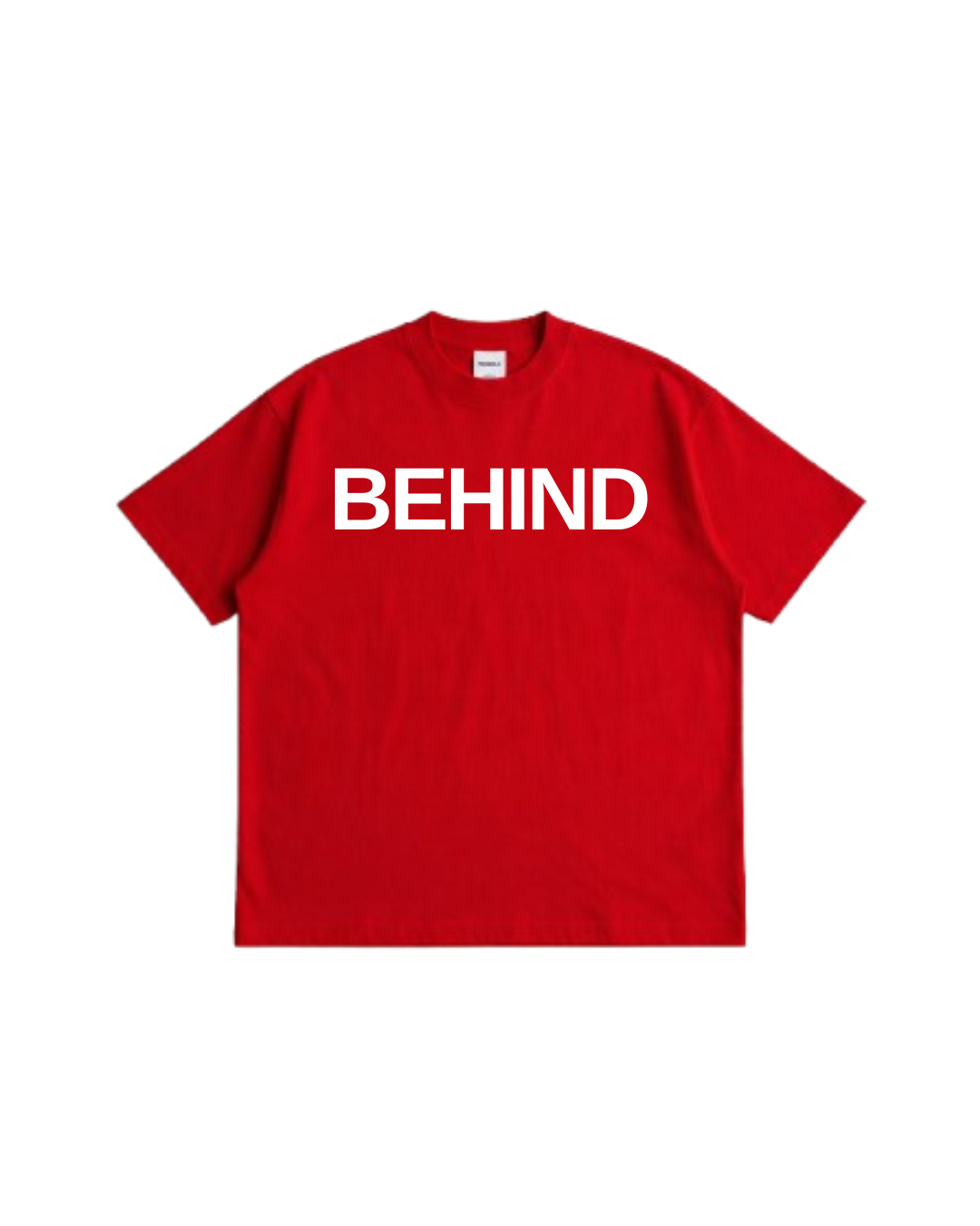 DROP SHOULDER TEE BEHIND