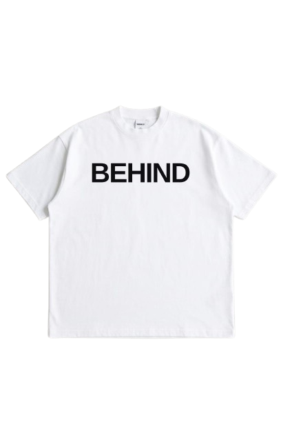 DROP SHOULDER TEE BEHIND