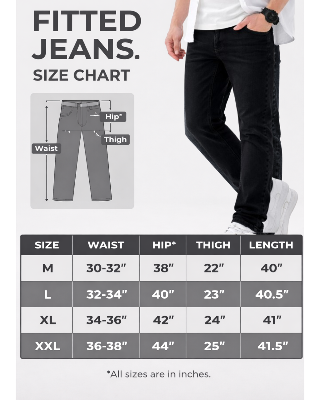 JEANS BLACK