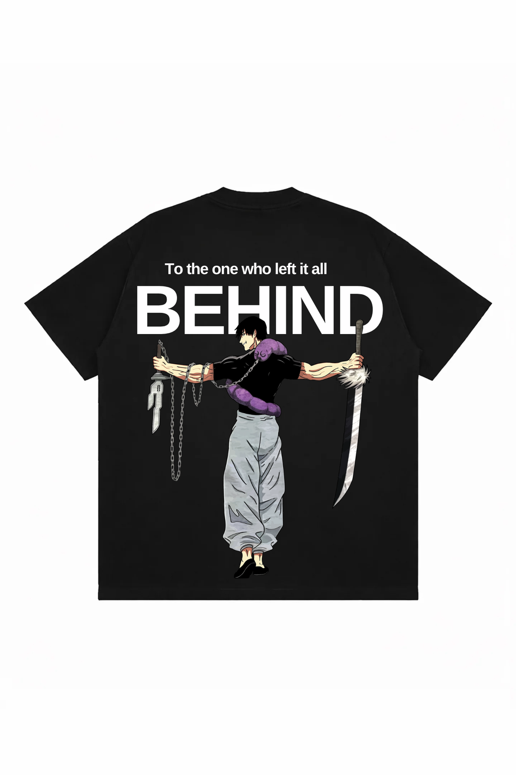 DROP SHOULDER TEE BEHIND
