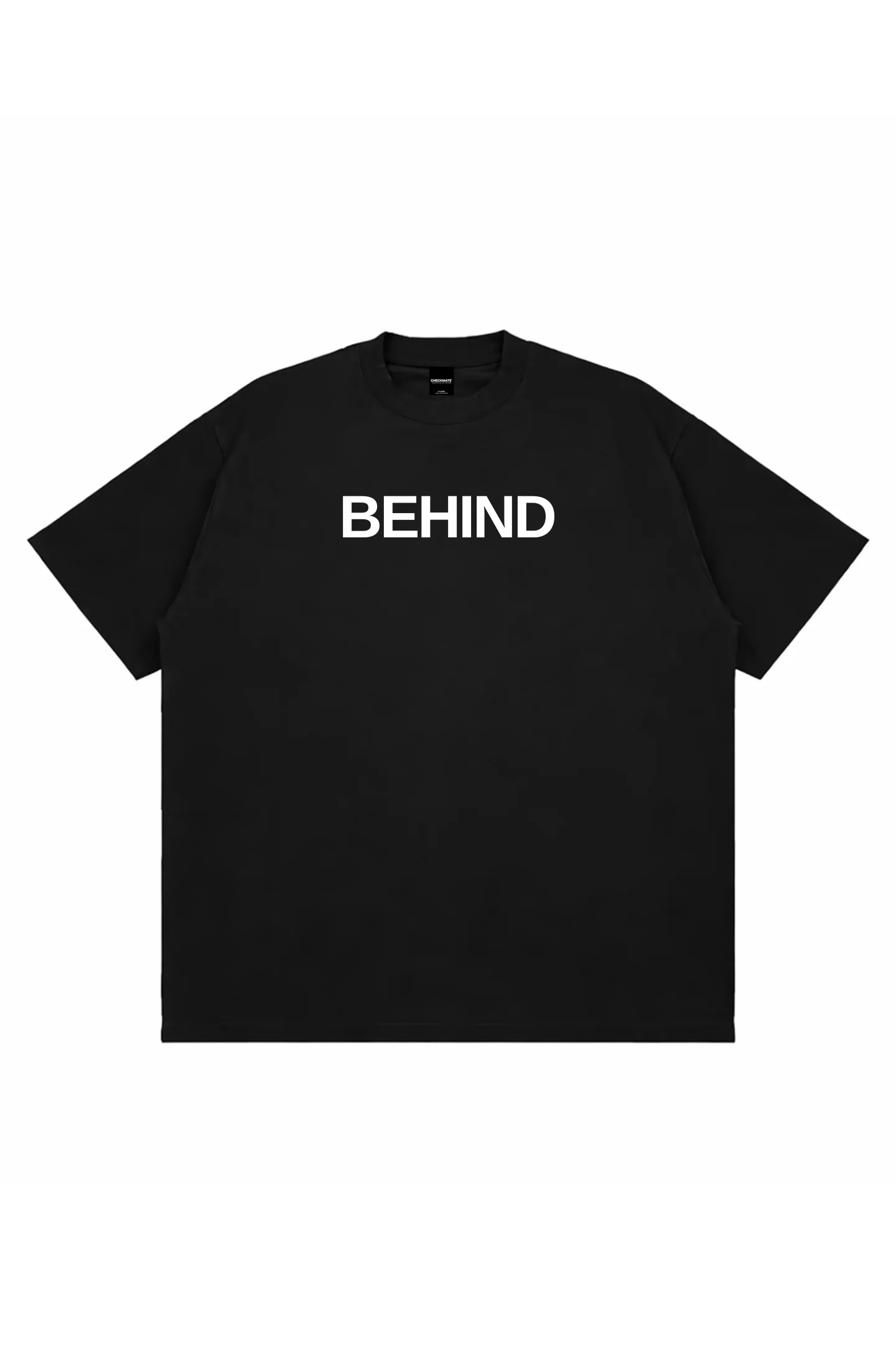 DROP SHOULDER TEE BEHIND