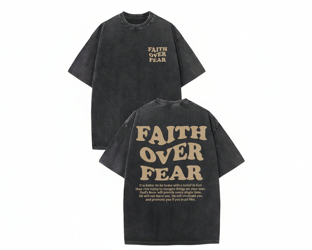 DROP SHOULDER FAITH & FEAR