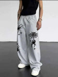 BAGGY PRINTED TROUSER GREY SPIDEY EDITION